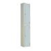 Laminate Door Locker - 2 Compartment - Light Grey Doors - H.1800 W.300 D.450