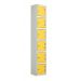 Laminate Door Locker - 6 Compartment - Spectrum Yellow Doors - H.1800 W.300 D.300