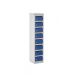 Post Box Locker - 100 Series - Dark Blue Doors - H.1075 W.230 D.255
