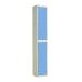 Laminate Splash Locker - 2 Compartment - Campanula Doors - H.1800 W.300 D.300
