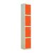 Laminate Door Locker - 4 Compartment - Clementine Doors - H.1800 W.300 D.300