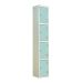 Laminate Door Locker - 4 Compartment - Aquamarine Doors - H.1800 W.300 D.300