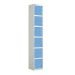 Laminate Door Locker - 6 Compartment - Campanula Doors - H.1800 W.300 D.300