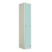 Laminate Door Locker - 1 Compartment - Aquamarine Doors - H.1800 W.300 D.300