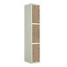 Laminate Splash Locker - 3 Compartment - Oak Doors - H.1800 W.300 D.300