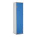 Z-Door Locker - Steel Door - Light Blue Doors - H.1800 W.450 D.450