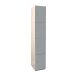  Plant-On Lockers - MFC - H.1800 W.300 D.300mm - 4 Compartments - Dust Grey 