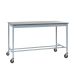 Mobile Square Tube Workbench - H.840 W.1500 D.900mm - Laminate Worktop