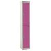 Spectrum Locker - 2 Compartment - Pitahaya Pink Doors - H.1800 W.450 D.450