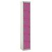 Spectrum Locker - 6 Compartment - Pitahaya Pink Doors - H.1800 W.450 D.450