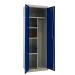 Police Service Locker - H.1800 W.600 D.600mm - Solid Door - 1 Compartment with 3 Shelves