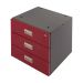 Triple Drawer (For Heavy Duty Workbenches ONLY) 435x420x420 - Red
