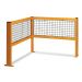 Fully Welded Barrier - Corner Barrier - Mesh Infill - L.1000 H.900
