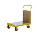 Platform Truck - Single Handle - Plywood End - Yellow - H.1050 W.600 D.1200