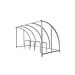 Kenilworth Cycle Shelter - H.2230 W.4000 D.2150 - Galvanised Finish