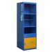  SpillZone® Absorbent Station 2 - 1820Hx550Wx550Dmm - with Lockable Cupboard - Half Door - Cam Locks