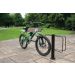 Floor Mounted Bike Rack - Double Sided - 2 Bikes - H.560 W.570 D.120 - Black