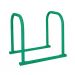Sheffield Rack - Junior Size - 2 Loops  - Galvanised & Powder Coated - Green