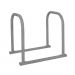 Sheffield Rack - Junior Size - 2 Loops  - Galvanised & Powder Coated - Light Grey
