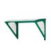 Small Wall Mounted Smoking Shelter - Green Frame - 3 People - H.1100 W.2000 D.1000