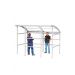 Premier Shelter - Clear Perspex Sides - Light Grey - 9 People