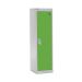 Spectrum School Locker - 1 Compartment - Sublime Lime Doors - H.1235 W.300 D.300