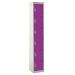 Spectrum Locker - 6 Compartment - Summer Lilac Doors - H.1800 W.380 D.380