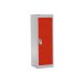 Spectrum School Locker - 1 Compartment - Tamarillo Red Doors - H.955 W.300 D.300