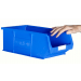 Plastic Storage Containers H.350 W.205 D.132 - Blue Colour - Pack Qty 10 (Size 4)