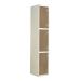 Laminate Door Locker - 3 Compartment - Oak Doors - H.1800 W.300 D.450