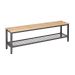 Single Depth Bench with Under Bench Mesh Tray - FCBENSS3T