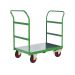 Platform Truck - Twin Handle - Open End - Green - H.1050 W.600 D.1200