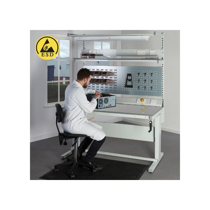 Premium Height Adjustable ESD Workbenches