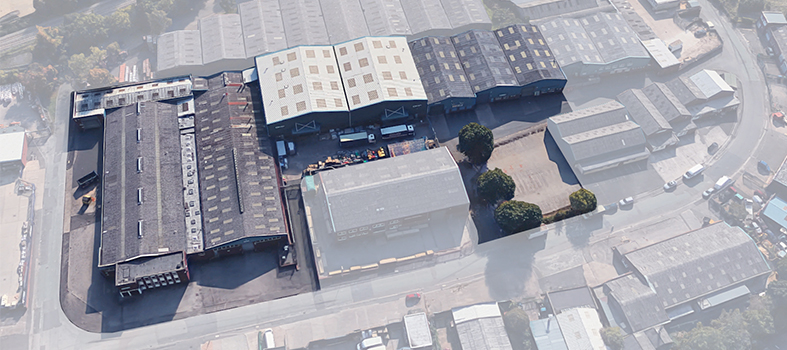Quality Metal Products Aerial Shot